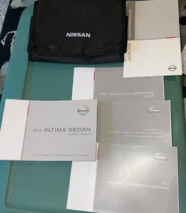 2015 Nissan Altima Sedan Owners Manual With Case OEM Book Case - Picture 1 of 1