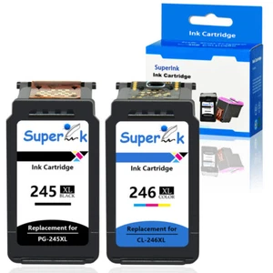 PG-245XL CL-246XL 2PK Ink Cartridge for Canon PIXMA MG2522 TS3122 TR4520 TR4522 - Picture 1 of 12