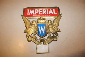 NOS Vintage Imperial Whiskey di Hiram Walker pezzo da esposizione pubblicitaria - Foto 1 di 12