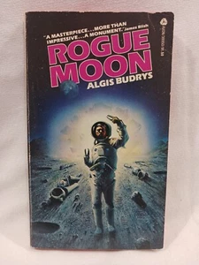 SIGNED Rogue Moon Algis Budrys 1978 Vintage Science Fiction Paperback Good Cond - Picture 1 of 13