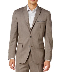 NUEVO ABRIGO DEPORTIVO INC INTERNATIONAL CONCEPTS 100% LANA GABRIEL CHEQUE CHAQUETA - Imagen 1 de 2