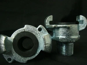 25mm Type A Coupler x Male BSP Thread Type LAM Pack of 2 - Picture 1 of 4
