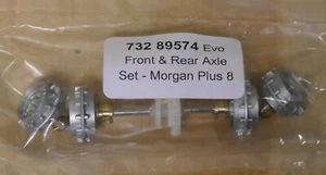 CARRERA EVO 1/32 (QTY 1) 89574 FRONT & REAR AXLE SET - MORGAN PLUS 8 - NEW - Picture 1 of 1
