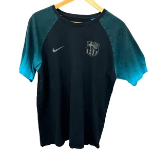 T-shirt Nike Athletic Cut FCB Barcelona media la maglietta Nike logo verde acqua - Foto 1 di 14