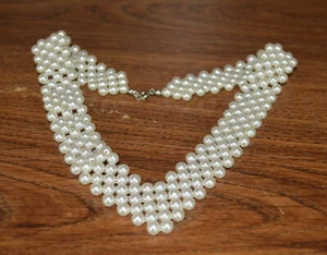 Collar babero de perlas cultivadas - Imagen 1 de 5