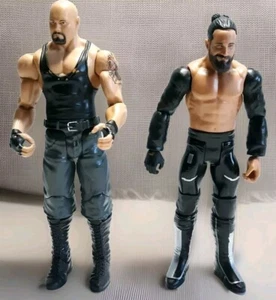  Lote de 2 figuras de lucha libre Mattel WWE Seth Rollins y Luke Gallows - Imagen 1 de 12