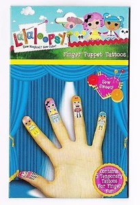 Paquete de 1 tatuajes temporales marionetas de dedo Lalaloopsy  - Imagen 1 de 1