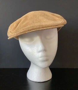 Vintage Stetson Mens Hat Newsboy Cap Cabbie Corduroy USA Size Medium - Picture 1 of 9