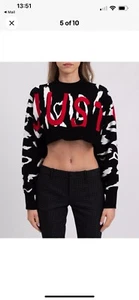 roberto cavalli Just Cavalli Cropped Jumper (L) - Picture 1 of 10