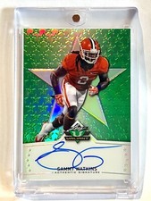 2014 Leaf Valiant Draft Sammy Watkins Prismatic Green Rookie Autograph