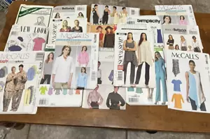 Vintage Sewing Patterns Pants McCalls Simplicity Butterick Uncut Cut 10 12 14 - Picture 1 of 11