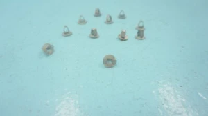 MERCEDES-BENZ W108 280SE 280S W109 , DOOR PANEL METAL CLIPS 11 qty , OEM - Picture 1 of 10