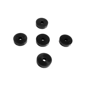 Flat Rubber Washers.  3/8" I.D., 1-1/2" O.D., 3/8" thick - Imagen 1 de 1