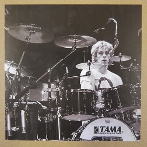 POP-KARD feat. STEWART COPELAND & TAMA DRUM KIT , 15x15cm greeting card abw
