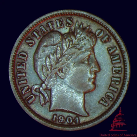 1904 Barber 10 Cents Cover