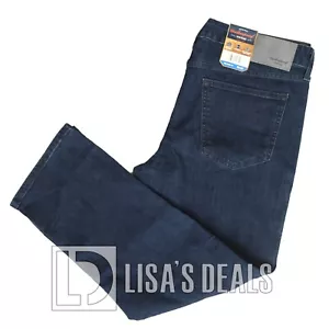 New Weatherproof Vintage Men's Weathermax Relaxed Fit Jeans Dark Blue 40 x 34 - Picture 1 of 7