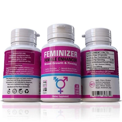 ORGANIC PURE PUERARIA MIRIFICA 1000mg Supplement Breast Growth Female 60 Pills - Image 1 of 2