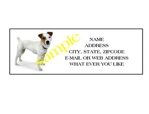 JACK RUSSELL TERRIER ADDRESS LABELS COOL!!! #1 - Picture 1 of 1
