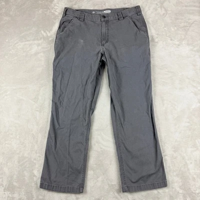Carhartt Pants Men 36x30 (35x28) Gray Relaxed Fit Rugged Flex Canvas Work BN2291 - Image 1 of 4