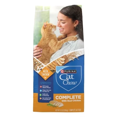 Purina Cat Chow Complete Chicken Flavor Dry Cat Food - Image 1 of 4