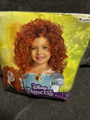 Disfraz Disney Pixar Brave Princesa Mérida Niño Disfraz Peluca Nuevo #225 Foto 1 de 3