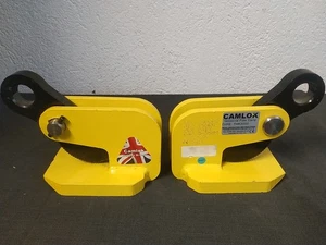 Paire De Pince De Levage CAMLOK THK3000 Pour Tôles D'acier IPN Neuf 3000 Kilos  - Foto 1 di 7