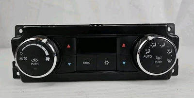 2011-2012 DODGE RAM TRUCK 1500 HEATER AC DUAL ZONE TEMPERATURE CONTROL 55111291 - Image 1 of 4