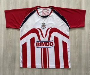06-07 Chivas Guadalajara Liga MX Fußball Trikot Bimbo Gr. XL *Flecken - Bild 1 von 8