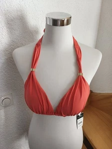 Ralph Lauren Bikini Oberteil Neckholder Koralle orange Gr. 38 M - Bild 1 von 6