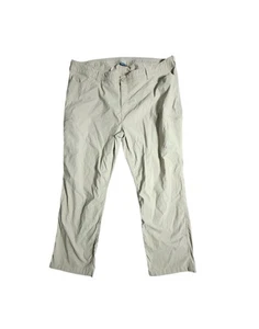 Pantaloni cargo Eddie Bauer First Ascent più tasche 24 W nylon kaki elasticizzato zip - Foto 1 di 8