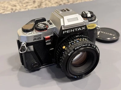 Pentax Super Program 35mm SLR Film Camera with 50mm f2 Prime Lens - USA SELLER - Image 1 of 4