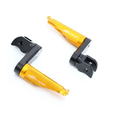 SHINOBI Gold Front 40mm Extended Foot Pegs For Ducati SuperSport 900 All Year — 第 1/4 张图片