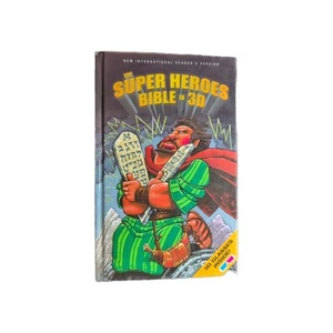 NIRV, The Super Heroes Bible in 3D, Hardcover, New - Imagen 1 de 5