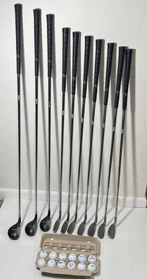 Lynx Predator Golf Clubs with 12 Golf Balls - Image 1 of 4