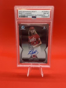 Bowman Draft 2023 - Chrome Prospect Autographs Rhett Lowder #CDA-RLO (AU, RC) - Foto 1 di 8