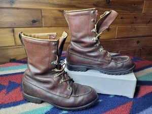 Vtg Red Wing Irish Setter Sport Boots Womens 6 C Brown Leather Hunting USA 2176 - Picture 1 of 14