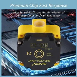 For TURCK NI40-CP80-VP4X2 Proximity Switch Sensor 4-Wire 10-65VDC / 200mA - Picture 1 of 5