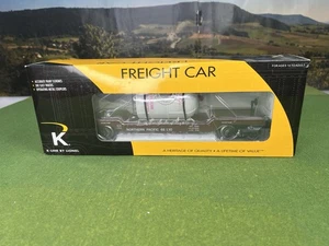 K-Line by Lionel 6-22316 Northern Pacific Depressed Center Flat Car & Water Tank - Picture 1 of 18