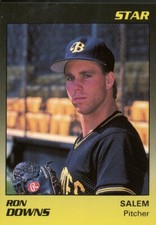 1989 Star Salem Buccaneers RON DOWNS RC PIRATES UNIVERSITY OF WYOMING