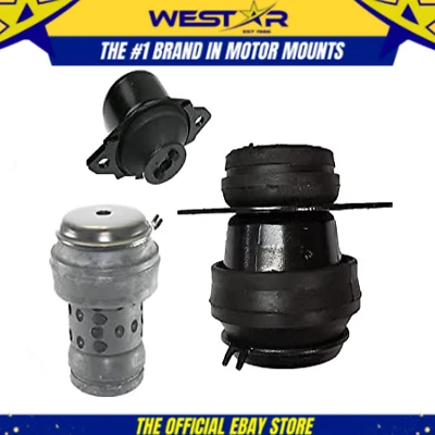 Juego de 3 piezas de montaje de motor y transmisión para Volkswagen Golf/Jetta/Passat Foto 1 de 4