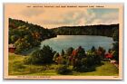 1951 Mountain Lake VA Virginia Cottages Scenic View Linen Postcard