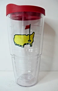 Masters Golf Tervis Becher Tasse mit rotem Deckel 24 Unzen 2025 Masters PGA NEU - Bild 1 von 4