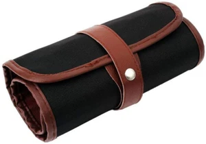 1 Piece 60 Slot Canvas Pencil Roll Up Case Pencil Wrap Case Roll up Pouch - Picture 1 of 12