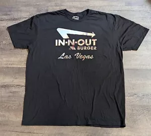 In-N-Out Burger Las Vegas Shirt Black Size XXL Short Sleeve Graphic Fast Food - Picture 1 of 6