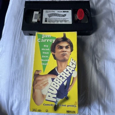 Jim Carrey’s Rubber face  Vintage VHS Tape - Image 1 of 2