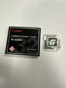 Canon High Speed CF Compactflash Digital Camera Memory Card FC-32MH With Case - Picture 1 of 2