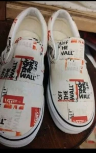Vans Classic Slip On Packing Tape Sneakers Old School Schuhe Herren Größe 6,5 Damen 8 - Bild 1 von 10