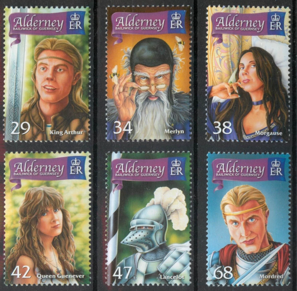 Alderney 2006 The Once and Future King TH White set SG A267-A272 MNH mint - Image 1 of 1