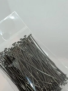 Findings head Pins 50 mm, Packs of 100 Pcs Gun color - Picture 1 of 1