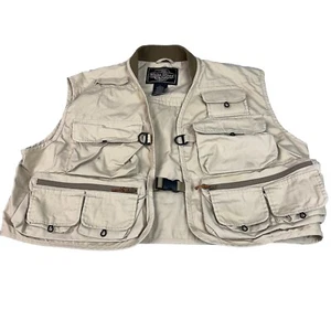 White River Fly Shop Angelweste Herren groß beige Erwachsene Reißverschlusstaschen Outdoor - Bild 1 von 10